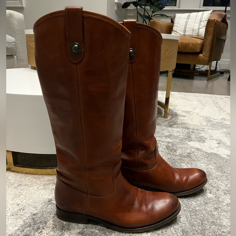 Frye Melissa Button Boot - extended calf